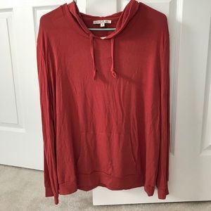 Brand new express long sleeve hooded tee